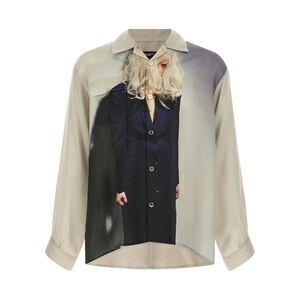 Undercover Men Photo Print Shirt